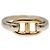 Ring Hermès Anello HERMES Shane Duncle Ag925 Taglia 49 Argento Oro Auth 130538M - vista 2