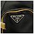 PRADA Sac à main Nylon Noir Or Auth 132686V Doré - vue 20