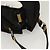 PRADA Sac à main Nylon Noir Or Auth 132686V Doré - vue 6