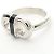 Hermès Hermes Maillon Chaine d'Ancre Noir Ring Black Silvery - view 6