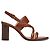 Sandali Massimo Dutti in pelle Marrone Caramello