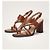 Sandali Massimo Dutti in pelle Marrone Caramello - vista 2