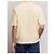 Camiseta Ami Paris Beige de Algodón - vista 4