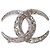 Gioielli CHANEL CC in Cristallo Argento - 102787 - vista 3