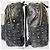 MCM Visetos Zaino Grande Stark M Studded Nero - vista 15