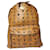 MCM Visetos Medium Sprinkle Stud Stark Backpack Cognac  - view 1