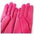 Hermès Kelly Handschuhe aus Lammleder und Kaschmir Pink - Ansicht 5