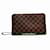 Louis Vuitton Damier Canvas Clutch Bag Brown Cloth  ref.2369388