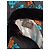 Mini Abito Maje Floreale Maniche Lunghe Viscosa Nero Blu Arancione Multicolore - vista 8