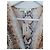 Maje Midi Maxi Kleid Schlangenmuster Beige Mehrfarben - Ansicht 2