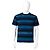 T-shirt Missoni a righe in cotone nero e blu navy