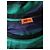 T-shirt Missoni a righe in cotone nero e blu navy - vista 3