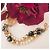 Stupendo luminoso bracciale DOLCE & GABBANA catena doppia perle oro bianche nere Bianco Multicolore D'oro - vista 10