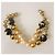 Stupendo luminoso bracciale DOLCE & GABBANA catena doppia perle oro bianche nere Bianco Multicolore D'oro - vista 4