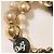 Stupendo luminoso bracciale DOLCE & GABBANA catena doppia perle oro bianche nere Bianco Multicolore D'oro - vista 5