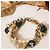 Stupendo luminoso bracciale DOLCE & GABBANA catena doppia perle oro bianche nere Bianco Multicolore D'oro - vista 8