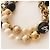 Stupendo luminoso bracciale DOLCE & GABBANA catena doppia perle oro bianche nere Bianco Multicolore D'oro - vista 9