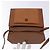 Autre Marque Borsa a Spalla Burberrys in Pelle Marrone Oro Auth bs28020 D'oro - vista 10
