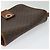 Céline Borsa a Spalla in Tela Macadam CELINE PVC Marrone Oro Auth 131356 D'oro - vista 6