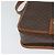 Céline Borsa a Spalla in Tela Macadam CELINE PVC Marrone Oro Auth 131356 D'oro - vista 9