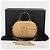 Borsa a spalla in rattan con catena CHANEL paglia beige oro CC Auth 128491SV D'oro - vista 12