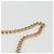 Borsa a spalla in rattan con catena CHANEL paglia beige oro CC Auth 128491SV D'oro - vista 15