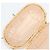 Borsa a spalla in rattan con catena CHANEL paglia beige oro CC Auth 128491SV D'oro - vista 24