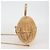 Borsa a spalla in rattan con catena CHANEL paglia beige oro CC Auth 128491SV D'oro - vista 3