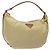 Borsa a Spalla PRADA in Nylon Pelle Beige Argento Autentica 131422
