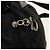 Salvatore Ferragamo Backpack Nylon Black Silver Auth 130220 - view 20