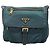 PRADA Schultertasche Nylon Grün Gold Auth 131481 Golden - Ansicht 13