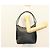 Borsa a Spalla in Tela GG Gucci Outlet Nera Argento 77112 3444 Auth ep9749 Nero - vista 23