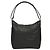 Borsa a Spalla in Tela GG Gucci Outlet Nera Argento 77112 3444 Auth ep9749 Nero - vista 3