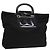 Borsa a mano Salvatore Ferragamo in nylon nero e argento Auth bs27184