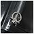 Borsa a mano Salvatore Ferragamo in nylon nero e argento Auth bs27184 - vista 19