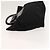 Borsa a mano Salvatore Ferragamo in nylon nero e argento Auth bs27184 - vista 4