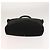 Borsa a mano Salvatore Ferragamo in nylon nero e argento Auth bs27184 - vista 5