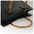 Borsa a mano in pelle nera e oro GUCCI Bamboo 002 0260 Auth ep9314 Nero D'oro - vista 6