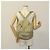 Zaino PRADA in nylon khaki argento autentico bs27513 Cachi - vista 28