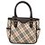 Burberry Nova Check Handtasche aus Canvas Beige Silber Authentisch ep9645 - Ansicht 13