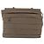 Borsa a Spalla con Catena Salvatore Ferragamo in Tela e Pelle Marrone Argento Auth bs27823 - vista 13