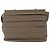 Borsa a Spalla con Catena Salvatore Ferragamo in Tela e Pelle Marrone Argento Auth bs27823 - vista 2