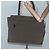 Borsa a Spalla con Catena Salvatore Ferragamo in Tela e Pelle Marrone Argento Auth bs27823 - vista 21