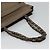 Borsa a Spalla con Catena Salvatore Ferragamo in Tela e Pelle Marrone Argento Auth bs27823 - vista 7