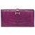 Béarn Hermès Accessorio HERMES Bearn in Pelle Esotica Viola - 101993 Porpora - vista 2