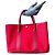 Hermès Garden Party 36 Tasche aus rotem Canvas und Leder
