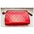 Clutch Chanel Rossa in Agnello Rosso - vista 2