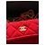 Bolso Mini VIP de Chanel en Jersey Acolchado de Algodón con Correa Roja - vista 7
