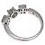Bulgari Anello da Donna Lucia Bvlgari con Diamante da 0,30 ct D'oro - vista 3