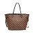 Damentasche Neverfull MM Damier N51105 von Louis Vuitton Braun